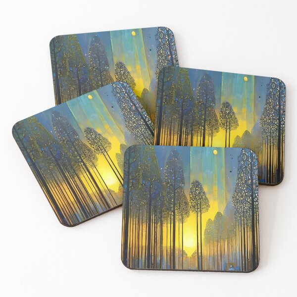Item preview, Long trees digital painting designed and sold by Chrisseee.