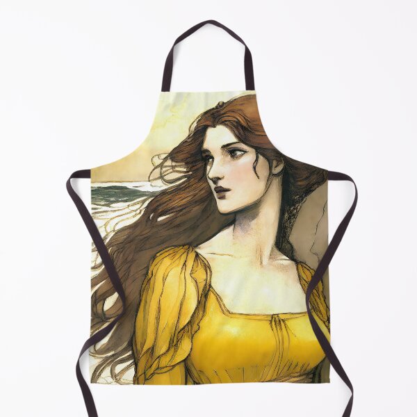Item preview, Damsel Ophelia Touched By the Tempest Pre Raphaelite Inspired Medieval Maiden  designed and sold by CGSGraphics.