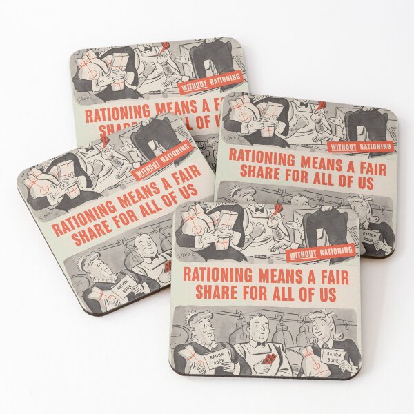 Item preview, Vintage poster - Rationing designed and sold by mosfunky.