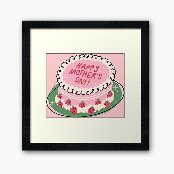 Vista previa del artículo con la obra «¡Feliz día de la madre!», diseñado y vendido por AlyssaAdamz.
