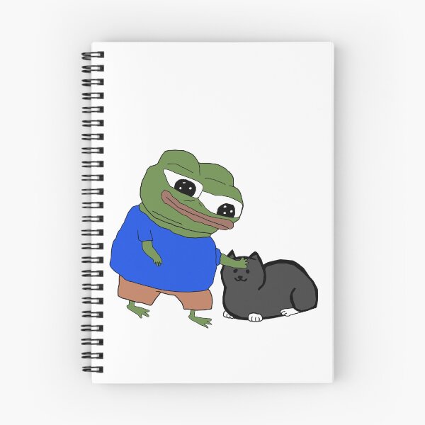 Item preview, Gatze streicheln or Pepe pets cat meme designed and sold by Pivial.