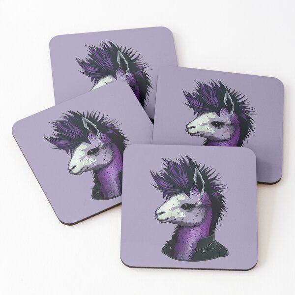 Item preview, punk llama designed and sold by A-Semi-Tree.