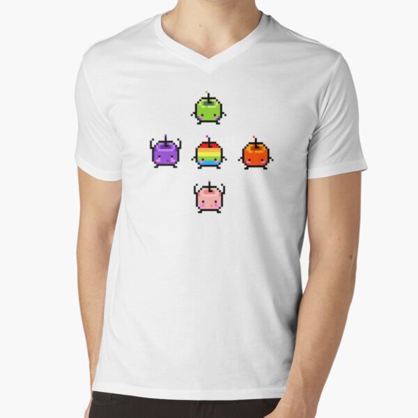 Stardew Valley Pastel Junimos - Color V-Neck T-Shirt