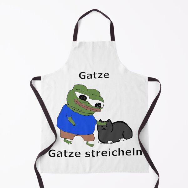 Item preview, Gatze streicheln or pepe pets cat meme (with text) designed and sold by Pivial.