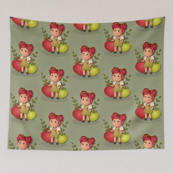 Item preview, Apple Girl designed and sold by ArtCarollina.