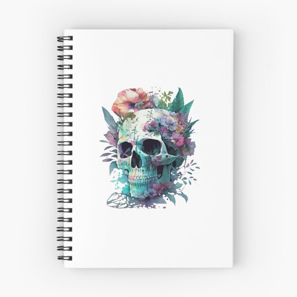 Item preview, Skull With Flowers designed and sold by Bo-Bros-Tees.