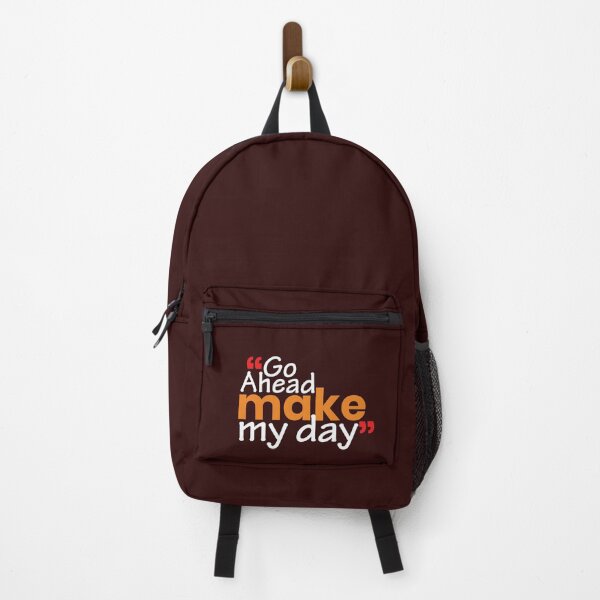 Item preview, Go Ahead make my day Typographic design for t-shirt, sticker designed and sold by ZengoClub.