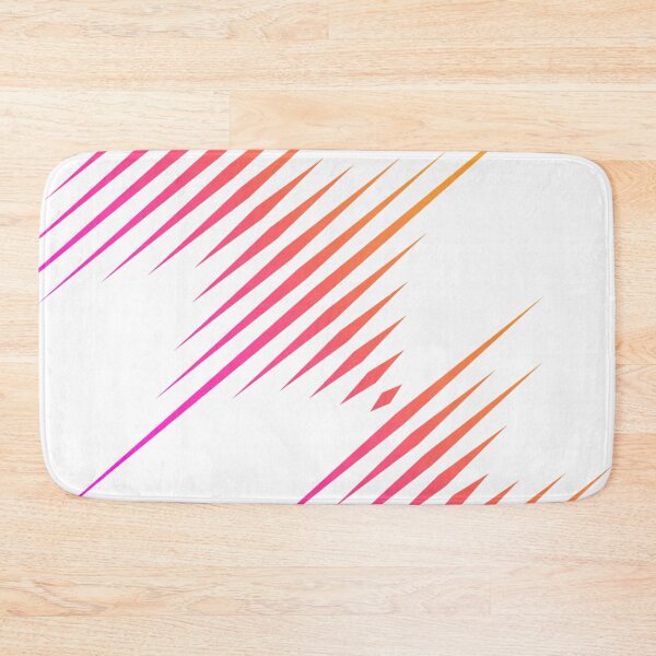 Item preview, Pink and Orange Soundwaves - White designed and sold by Timeknights.