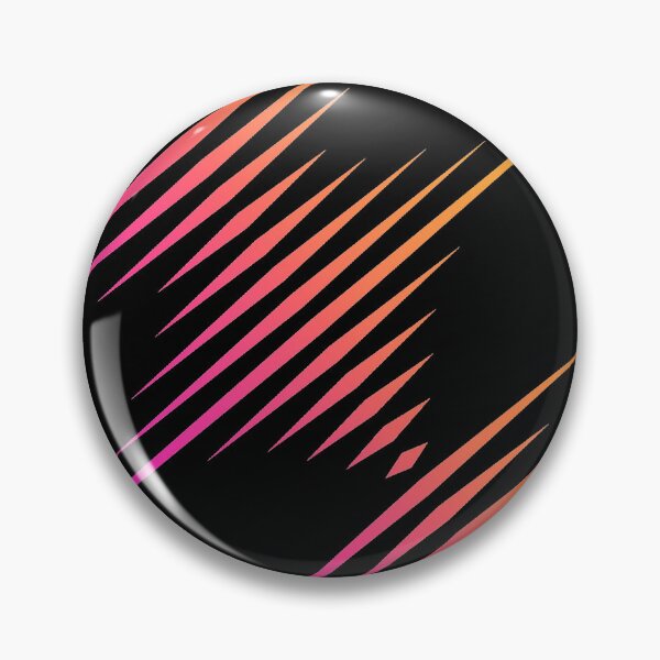 Item preview, Pink and Orange Soundwaves - Black designed and sold by Timeknights.