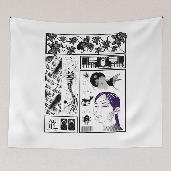 Item preview, Japanese Woman Vaporwave Aesthetic Japan Classic designed and sold by vibeno1.