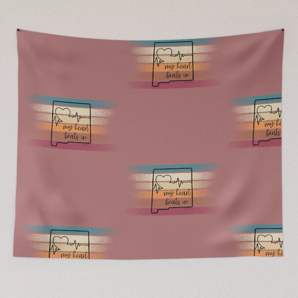 Item preview, My heart beats in New Mexico designed and sold by HooYooTeeTees.