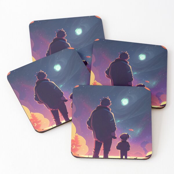 Item preview, Father and Child Stargazing designed and sold by DafGole.