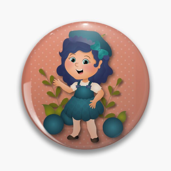 Item preview, Blueberry Girl designed and sold by ArtCarollina.