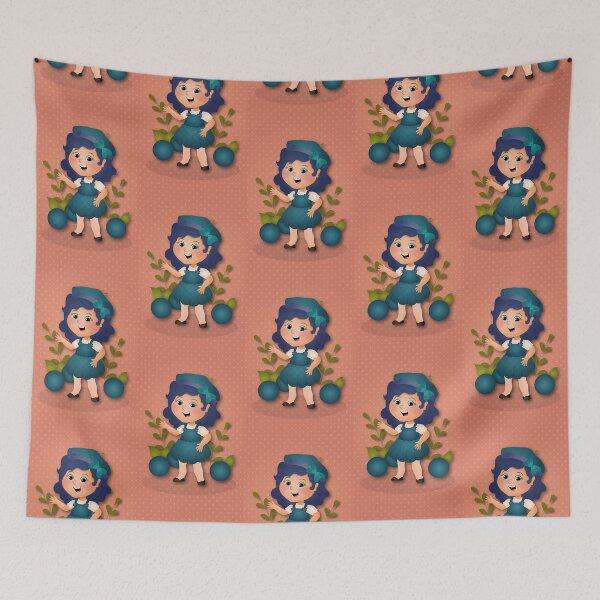 Item preview, Blueberry Girl designed and sold by ArtCarollina.