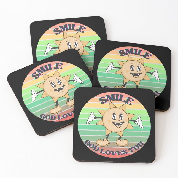 Item preview, Retro Smile God Loves You designed and sold by BeansHotTees.