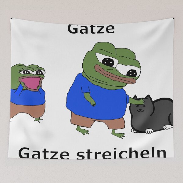 Item preview, Gatze streicheln (with text) designed and sold by Pivial.