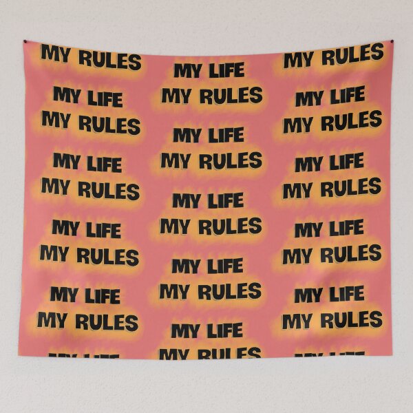 Item preview, my life my rules designed for t-shirt, stickers and more designed and sold by ZengoClub.