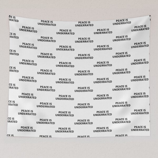 Item preview, Peace Is Underrated designed and sold by boldstuffshop.