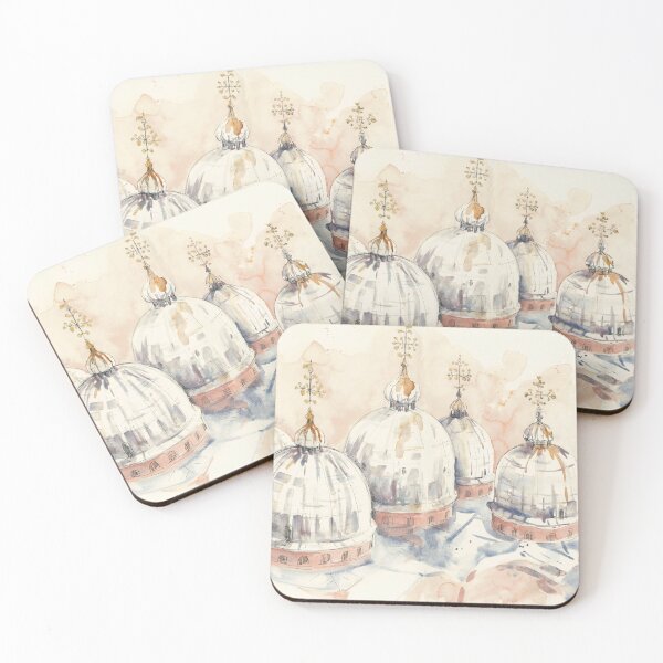 Item preview, San Marco Basilica roofs Venice in watercolour designed and sold by Art by Jane and James.