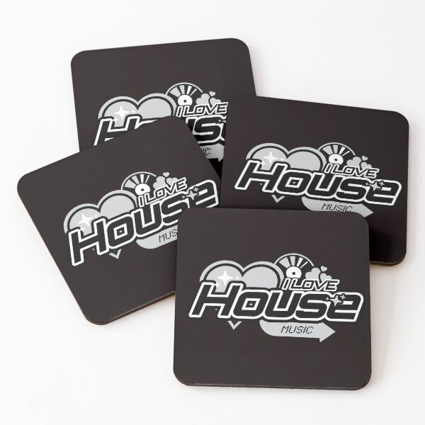 Item preview, HOUSE MUSIC  - I Love House Music Y2K (grey)  designed and sold by Discothreadz.
