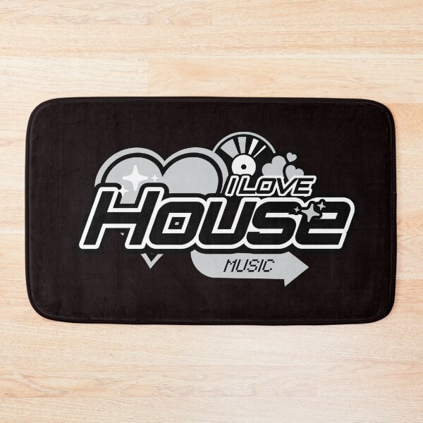 Item preview, HOUSE MUSIC  - I Love House Music Y2K (grey)  designed and sold by Discothreadz.