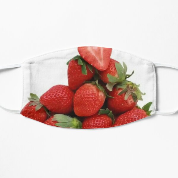 Strawberry Design Flat Mask