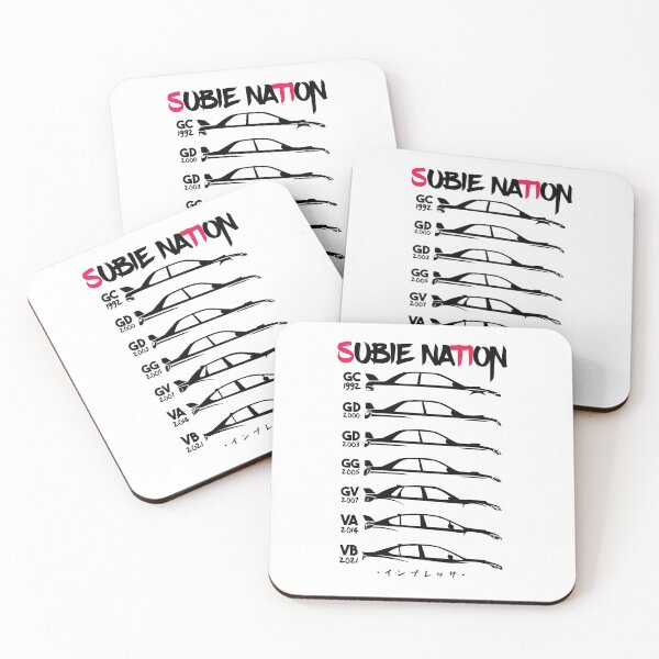 Item preview, Subie Nation (ฺBlack) designed and sold by pjrstudio.