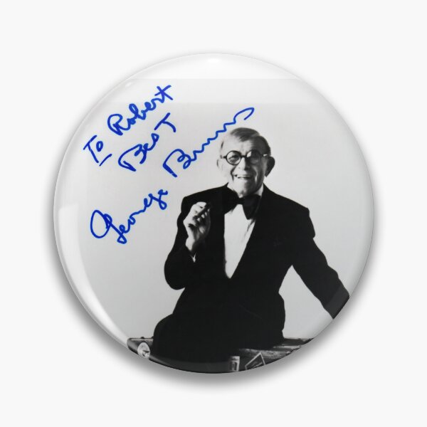 Item preview, George Burns B/W Autographed Photo "To Robert" designed and sold by smilku.