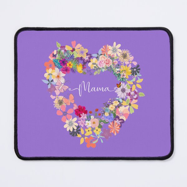 Item preview, Mama Floral Heart designed and sold by ZingAndPep.