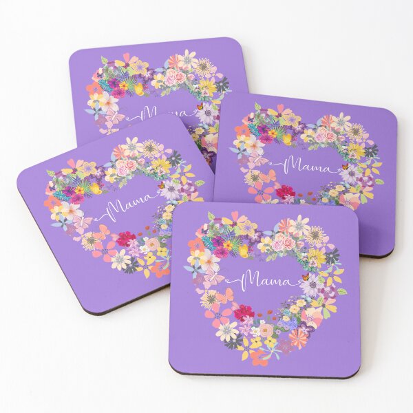 Item preview, Mama Floral Heart designed and sold by ZingAndPep.