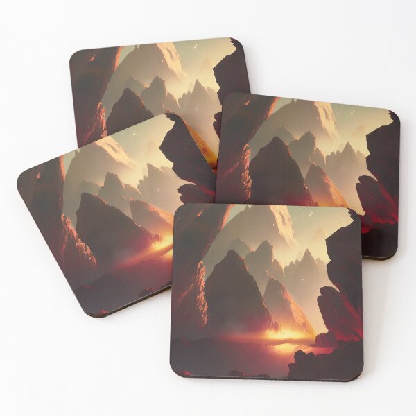 Item preview, Epic Landscape of Mountains designed and sold by amenwolf.