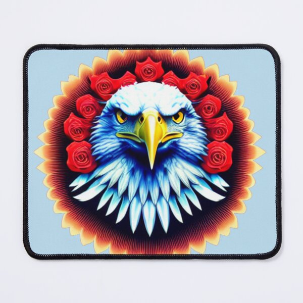 Item preview, eagle and roses designed and sold by aipaint.