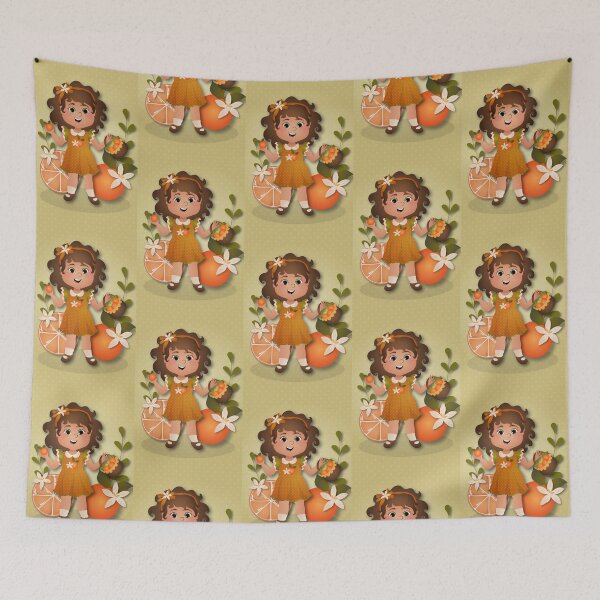 Item preview, Orange Girl designed and sold by ArtCarollina.
