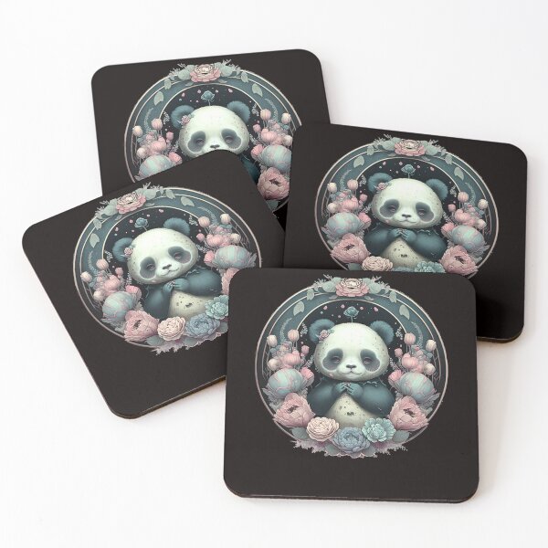 Item preview, Kawaii Pastel Goth Cute Creepy Panda T-Shirt designed and sold by StreetShirts1.