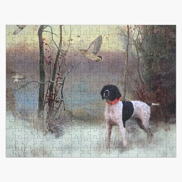 Hunting dogs Jigsaw Puzzle by German School - Pixels