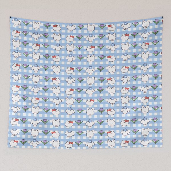 Item preview, Cute Kawaii Set fo cute dog cat   bunny funny Sweet animals flower  designed and sold by UnloveToy10.