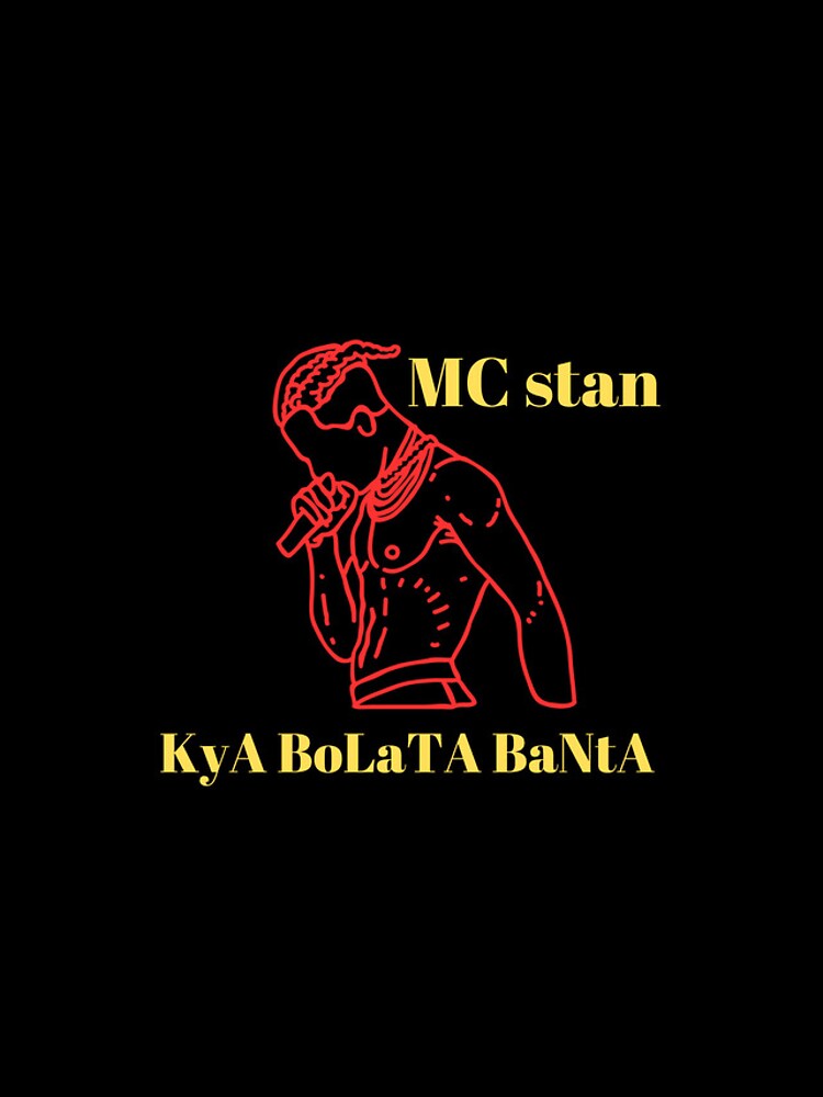 mc stan red t shirt printed