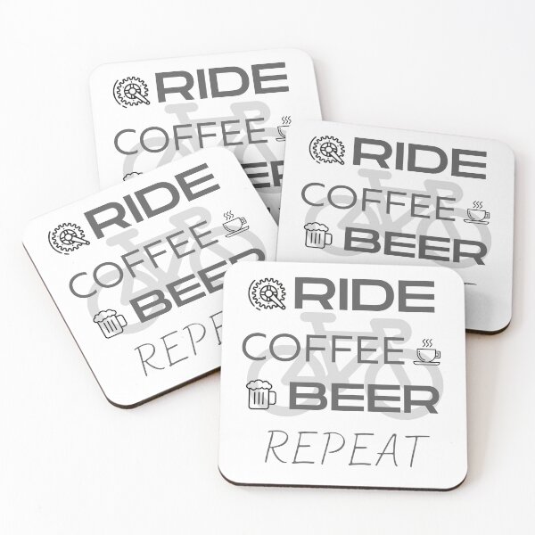 Item preview, Ride Coffee Beer Repeat designed and sold by welchap1970.