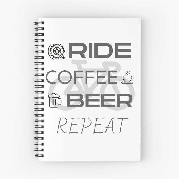 Item preview, Ride Coffee Beer Repeat designed and sold by welchap1970.
