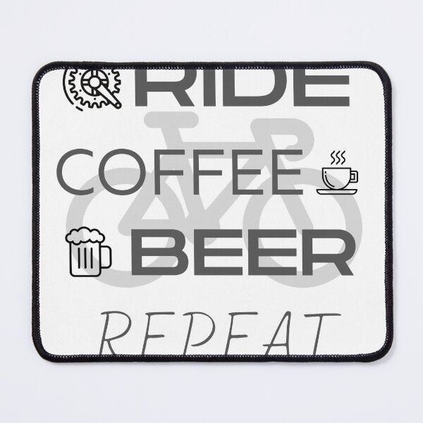 Item preview, Ride Coffee Beer Repeat designed and sold by welchap1970.