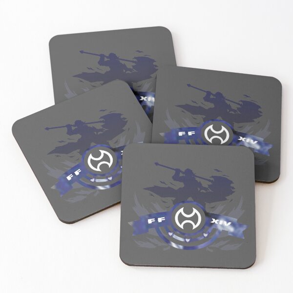 Item preview, FFXIV Warrior - Inner Chaos (Dark Blue & White) designed and sold by Hyulia.