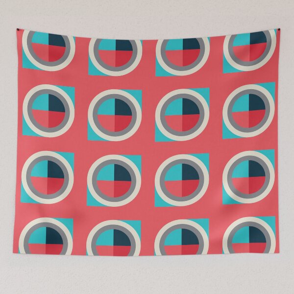Item preview, Retro Abstract Compass Pattern designed and sold by MclaughlinGifts.