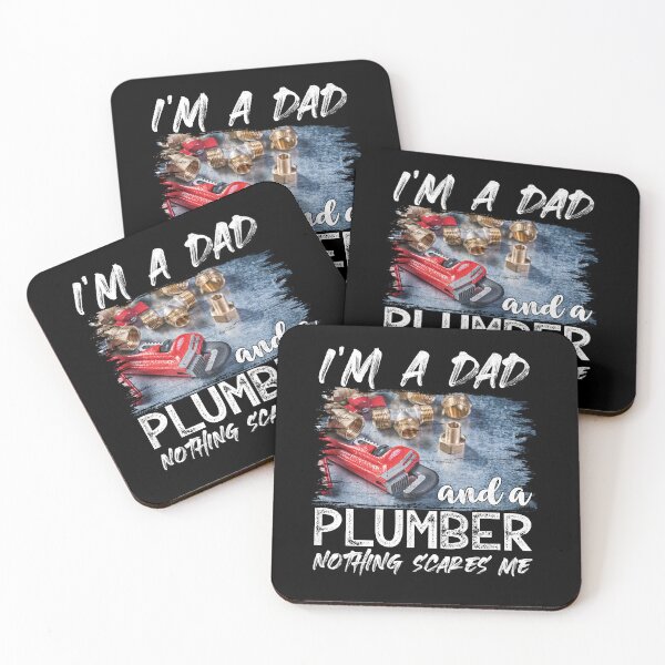 Item preview, I'M A Dad and A Plumber Nothing Scares Me Funny Plumber designed and sold by Trendy Valley .