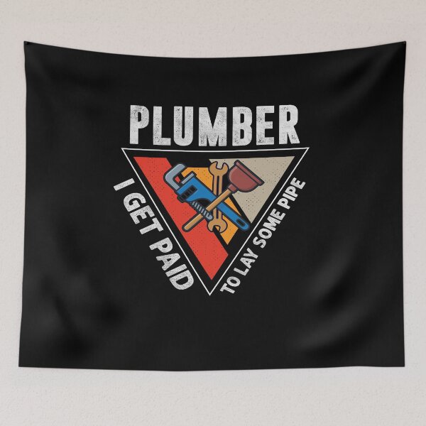 Item preview, I Get Paid To Lay Some Pipe Retro Plumber Funny designed and sold by Trendy Valley .