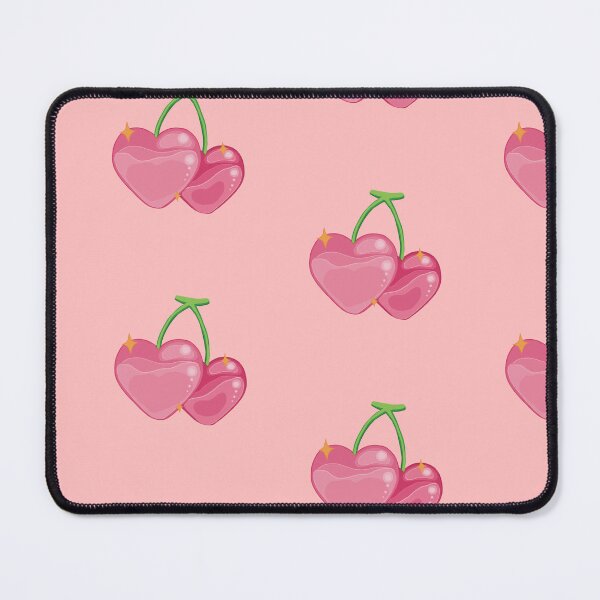 Item preview, Cartoon Pink Cherry Hearts sticker designed and sold by Abyssalbee.