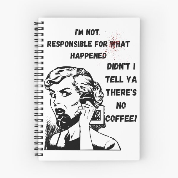 Item preview, Retro panic-There's no Coffee! designed and sold by India2022.