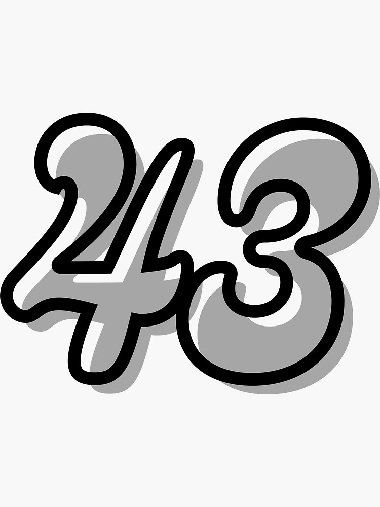 Number 43 | Sticker