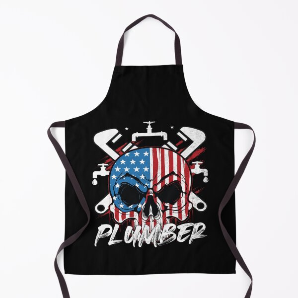 Item preview, Plumber Skull American Flag Plumber Patriotic designed and sold by Trendy Valley .