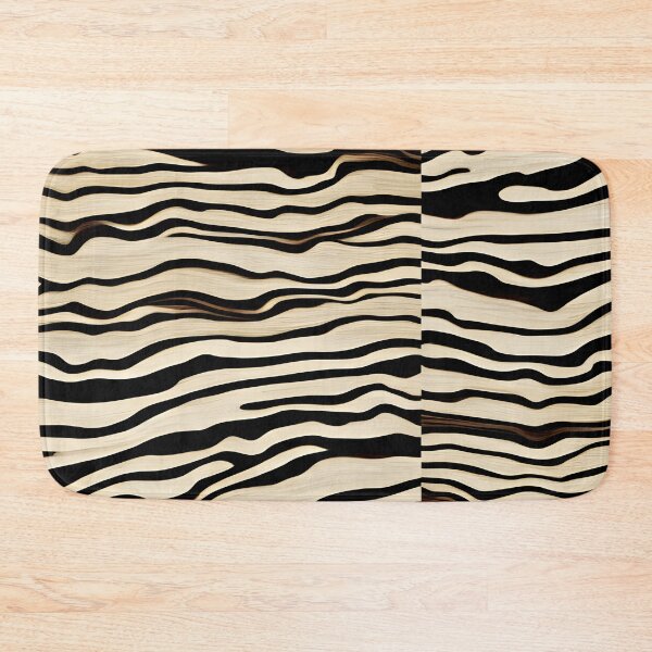 Item preview, faux zebra wood pattern designed and sold by patterncrow.
