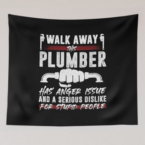 Item preview, Walk away this plumber Funny Plumber designed and sold by Trendy Valley .
